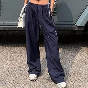 Women's Baggy Y2K Parachute‎ Pants